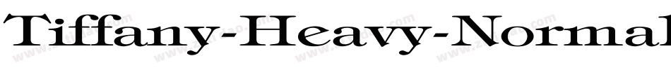 Tiffany-Heavy-Normal Ex字体转换